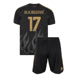 Strój piłkarski Juventus Kerim Alajbegovic #17 Koszulka Trzeciej dziecięce 2026-27 Krótki Rękaw (+ Krótkie spodenki)