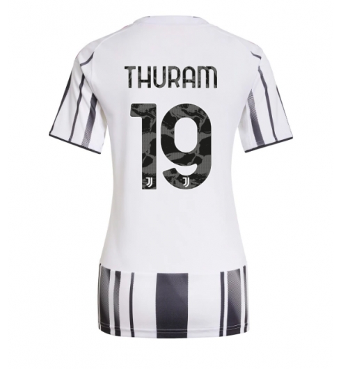 Strój piłkarski Juventus Khephren Thuram #19 Koszulka Podstawowej damskie 2025-26 Krótki Rękaw Strój piłkarski Juventus Khephren Thuram #19 Koszulka Podstawowej damskie 2025-26 Krótki Rękaw