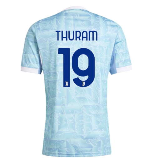 Strój piłkarski Juventus Khephren Thuram #19 Koszulka Wyjazdowej 2025-26 Krótki Rękaw Strój piłkarski Juventus Khephren Thuram #19 Koszulka Wyjazdowej 2025-26 Krótki Rękaw