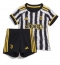 Strój piłkarski Juventus Koszulka Podstawowej dziecięce 2023-24 Krótki Rękaw (+ Krótkie spodenki)