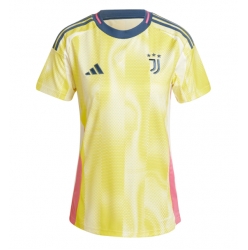Strój piłkarski Juventus Koszulka Wyjazdowej damskie 2024-25 Krótki Rękaw