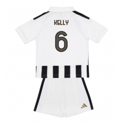 Strój piłkarski Juventus Lloyd Kelly #6 Koszulka Podstawowej dziecięce 2026-27 Krótki Rękaw (+ Krótkie spodenki)