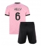 Strój piłkarski Juventus Lloyd Kelly #6 Koszulka Wyjazdowej dziecięce 2026-27 Krótki Rękaw (+ Krótkie spodenki)