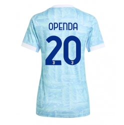 Strój piłkarski Juventus Lois Openda #20 Koszulka Wyjazdowej damskie 2025-26 Krótki Rękaw