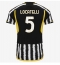 Strój piłkarski Juventus Manuel Locatelli #5 Koszulka Podstawowej 2023-24 Krótki Rękaw