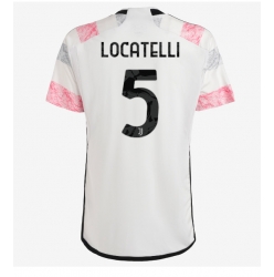 Strój piłkarski Juventus Manuel Locatelli #5 Koszulka Wyjazdowej 2023-24 Krótki Rękaw