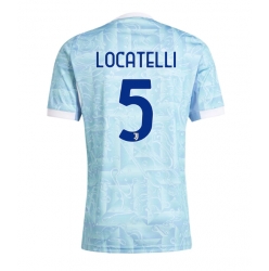 Strój piłkarski Juventus Manuel Locatelli #5 Koszulka Wyjazdowej 2025-26 Krótki Rękaw
