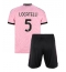 Strój piłkarski Juventus Manuel Locatelli #5 Koszulka Wyjazdowej dziecięce 2026-27 Krótki Rękaw (+ Krótkie spodenki)
