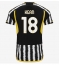 Strój piłkarski Juventus Moise Kean #18 Koszulka Podstawowej 2023-24 Krótki Rękaw