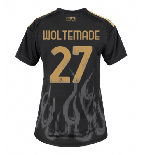 Strój piłkarski Juventus Nick Woltemade #27 Koszulka Trzeciej damskie 2026-27 Krótki Rękaw Strój piłkarski Juventus Nick Woltemade #27 Koszulka Trzeciej damskie 2026-27 Krótki Rękaw
