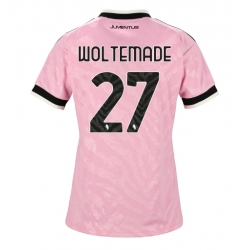Strój piłkarski Juventus Nick Woltemade #27 Koszulka Wyjazdowej damskie 2026-27 Krótki Rękaw