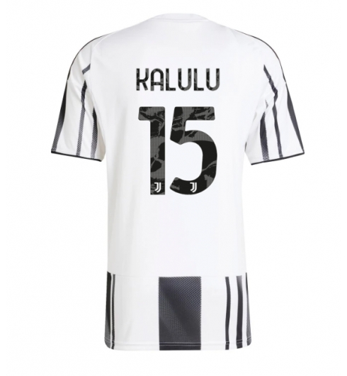 Strój piłkarski Juventus Pierre Kalulu #15 Koszulka Podstawowej 2025-26 Krótki Rękaw Strój piłkarski Juventus Pierre Kalulu #15 Koszulka Podstawowej 2025-26 Krótki Rękaw