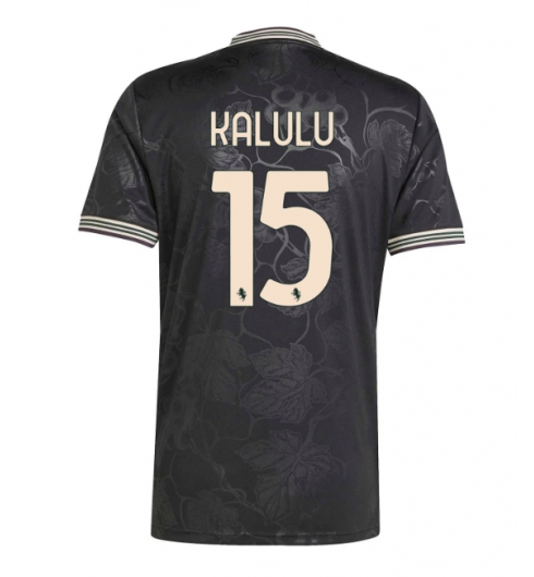 Strój piłkarski Juventus Pierre Kalulu #15 Koszulka Trzeciej 2025-26 Krótki Rękaw Strój piłkarski Juventus Pierre Kalulu #15 Koszulka Trzeciej 2025-26 Krótki Rękaw
