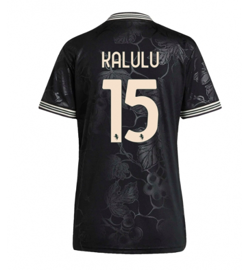 Strój piłkarski Juventus Pierre Kalulu #15 Koszulka Trzeciej damskie 2025-26 Krótki Rękaw Strój piłkarski Juventus Pierre Kalulu #15 Koszulka Trzeciej damskie 2025-26 Krótki Rękaw