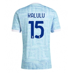 Strój piłkarski Juventus Pierre Kalulu #15 Koszulka Wyjazdowej 2025-26 Krótki Rękaw