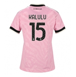 Strój piłkarski Juventus Pierre Kalulu #15 Koszulka Wyjazdowej damskie 2026-27 Krótki Rękaw