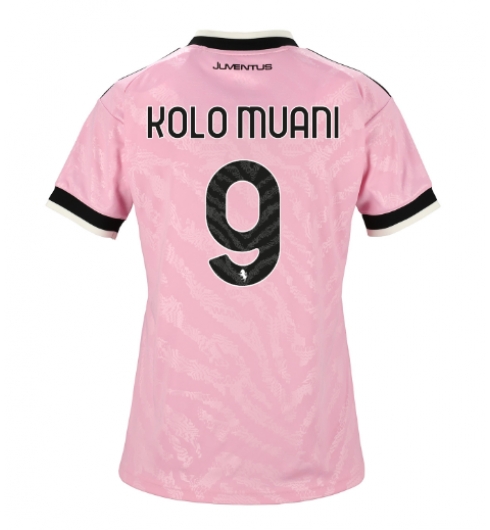 Strój piłkarski Juventus Randal Kolo Muani #9 Koszulka Wyjazdowej damskie 2026-27 Krótki Rękaw Strój piłkarski Juventus Randal Kolo Muani #9 Koszulka Wyjazdowej damskie 2026-27 Krótki Rękaw
