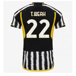 Strój piłkarski Juventus Timothy Weah #22 Koszulka Podstawowej 2023-24 Krótki Rękaw