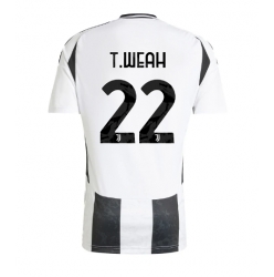 Strój piłkarski Juventus Timothy Weah #22 Koszulka Podstawowej 2024-25 Krótki Rękaw