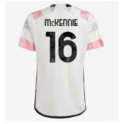 Strój piłkarski Juventus Weston McKennie #16 Koszulka Wyjazdowej 2023-24 Krótki Rękaw