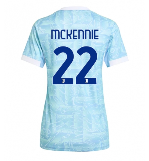 Strój piłkarski Juventus Weston McKennie #22 Koszulka Wyjazdowej damskie 2025-26 Krótki Rękaw Strój piłkarski Juventus Weston McKennie #22 Koszulka Wyjazdowej damskie 2025-26 Krótki Rękaw