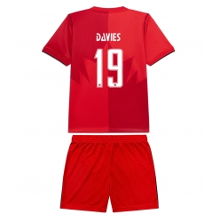 Strój piłkarski Kanada Alphonso Davies #19 Koszulka Podstawowej dziecięce MŚ 2026 Krótki Rękaw (+ Krótkie spodenki)
