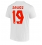 Strój piłkarski Kanada Alphonso Davies #19 Koszulka Wyjazdowej MŚ 2022 Krótki Rękaw