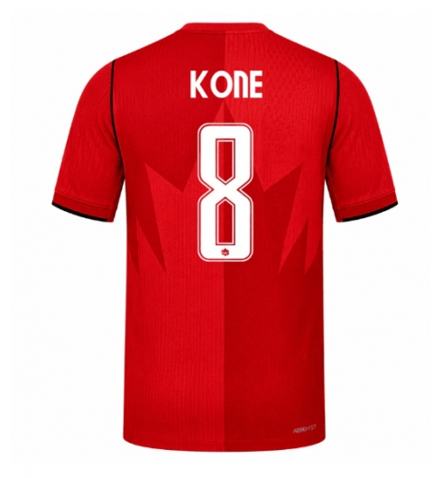 Strój piłkarski Kanada Ismael Kone #8 Koszulka Podstawowej MŚ 2026 Krótki Rękaw Strój piłkarski Kanada Ismael Kone #8 Koszulka Podstawowej MŚ 2026 Krótki Rękaw