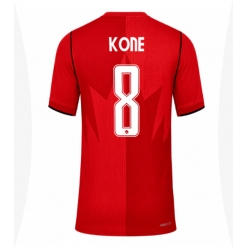 Strój piłkarski Kanada Ismael Kone #8 Koszulka Podstawowej damskie MŚ 2026 Krótki Rękaw