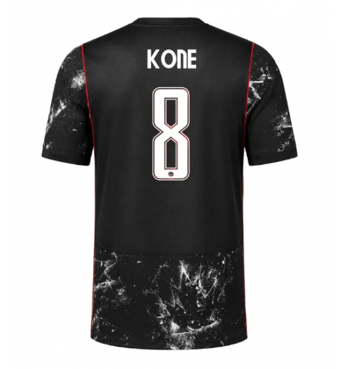 Strój piłkarski Kanada Ismael Kone #8 Koszulka Wyjazdowej MŚ 2026 Krótki Rękaw Strój piłkarski Kanada Ismael Kone #8 Koszulka Wyjazdowej MŚ 2026 Krótki Rękaw