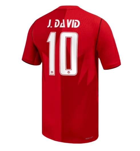 Strój piłkarski Kanada Jonathan David #10 Koszulka Podstawowej MŚ 2026 Krótki Rękaw Strój piłkarski Kanada Jonathan David #10 Koszulka Podstawowej MŚ 2026 Krótki Rękaw