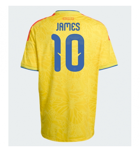Strój piłkarski Kolumbia James Rodriguez #10 Koszulka Podstawowej MŚ 2026 Krótki Rękaw Strój piłkarski Kolumbia James Rodriguez #10 Koszulka Podstawowej MŚ 2026 Krótki Rękaw
