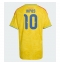 Strój piłkarski Kolumbia James Rodriguez #10 Koszulka Podstawowej damskie MŚ 2026 Krótki Rękaw Strój piłkarski Kolumbia James Rodriguez #10 Koszulka Podstawowej damskie MŚ 2026 Krótki Rękaw