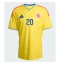 Strój piłkarski Kolumbia Juan Fernando Quintero #20 Koszulka Podstawowej MŚ 2026 Krótki Rękaw Strój piłkarski Kolumbia Juan Fernando Quintero #20 Koszulka Podstawowej MŚ 2026 Krótki Rękaw