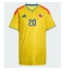 Strój piłkarski Kolumbia Juan Fernando Quintero #20 Koszulka Podstawowej damskie MŚ 2026 Krótki Rękaw Strój piłkarski Kolumbia Juan Fernando Quintero #20 Koszulka Podstawowej damskie MŚ 2026 Krótki Rękaw