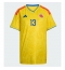 Strój piłkarski Kolumbia Yerry Mina #13 Koszulka Podstawowej damskie MŚ 2026 Krótki Rękaw Strój piłkarski Kolumbia Yerry Mina #13 Koszulka Podstawowej damskie MŚ 2026 Krótki Rękaw