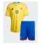 Strój piłkarski Kolumbia Yerry Mina #13 Koszulka Podstawowej dziecięce MŚ 2026 Krótki Rękaw (+ Krótkie spodenki)
