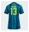 Strój piłkarski Kolumbia Yerry Mina #13 Koszulka Wyjazdowej damskie MŚ 2026 Krótki Rękaw Strój piłkarski Kolumbia Yerry Mina #13 Koszulka Wyjazdowej damskie MŚ 2026 Krótki Rękaw