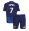 Strój piłkarski Leeds United Daniel James #7 Koszulka Trzeciej dziecięce 2024-25 Krótki Rękaw (+ Krótkie spodenki)