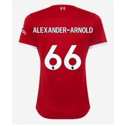 Strój piłkarski Liverpool Alexander-Arnold #66 Koszulka Podstawowej damskie 2023-24 Krótki Rękaw