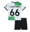 Strój piłkarski Liverpool Alexander-Arnold #66 Koszulka Wyjazdowej dziecięce 2023-24 Krótki Rękaw (+ Krótkie spodenki)
