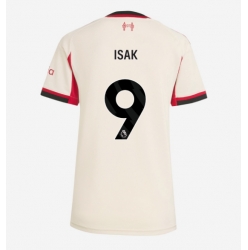 Strój piłkarski Liverpool Alexander Isak #9 Koszulka Wyjazdowej damskie 2025-26 Krótki Rękaw