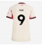 Strój piłkarski Liverpool Alexander Isak #9 Koszulka Wyjazdowej damskie 2025-26 Krótki Rękaw