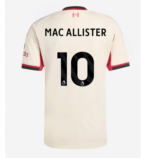Strój piłkarski Liverpool Alexis Mac Allister #10 Koszulka Wyjazdowej 2025-26 Krótki Rękaw Strój piłkarski Liverpool Alexis Mac Allister #10 Koszulka Wyjazdowej 2025-26 Krótki Rękaw
