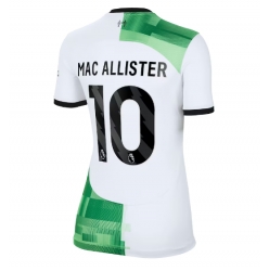 Strój piłkarski Liverpool Alexis Mac Allister #10 Koszulka Wyjazdowej damskie 2023-24 Krótki Rękaw