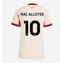 Strój piłkarski Liverpool Alexis Mac Allister #10 Koszulka Wyjazdowej damskie 2025-26 Krótki Rękaw