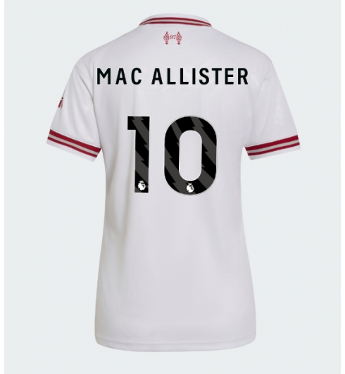 Strój piłkarski Liverpool Alexis Mac Allister #10 Koszulka Wyjazdowej damskie 2026-27 Krótki Rękaw Strój piłkarski Liverpool Alexis Mac Allister #10 Koszulka Wyjazdowej damskie 2026-27 Krótki Rękaw