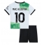 Strój piłkarski Liverpool Alexis Mac Allister #10 Koszulka Wyjazdowej dziecięce 2023-24 Krótki Rękaw (+ Krótkie spodenki)