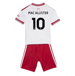 Strój piłkarski Liverpool Alexis Mac Allister #10 Koszulka Wyjazdowej dziecięce 2026-27 Krótki Rękaw (+ Krótkie spodenki)