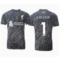 Strój piłkarski Liverpool Alisson Becker #1 Bramkarskie Koszulka Podstawowej 2024-25 Krótki Rękaw